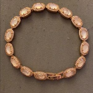 Kendra Scott Cole rose gold link bracelet